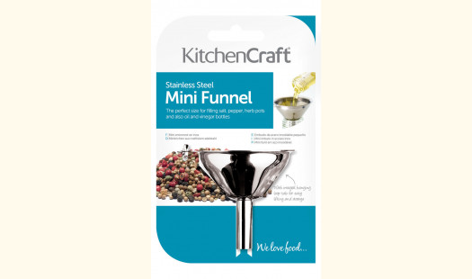 Kitchen Craft Stainless Steel 5.5cm Mini Funnel